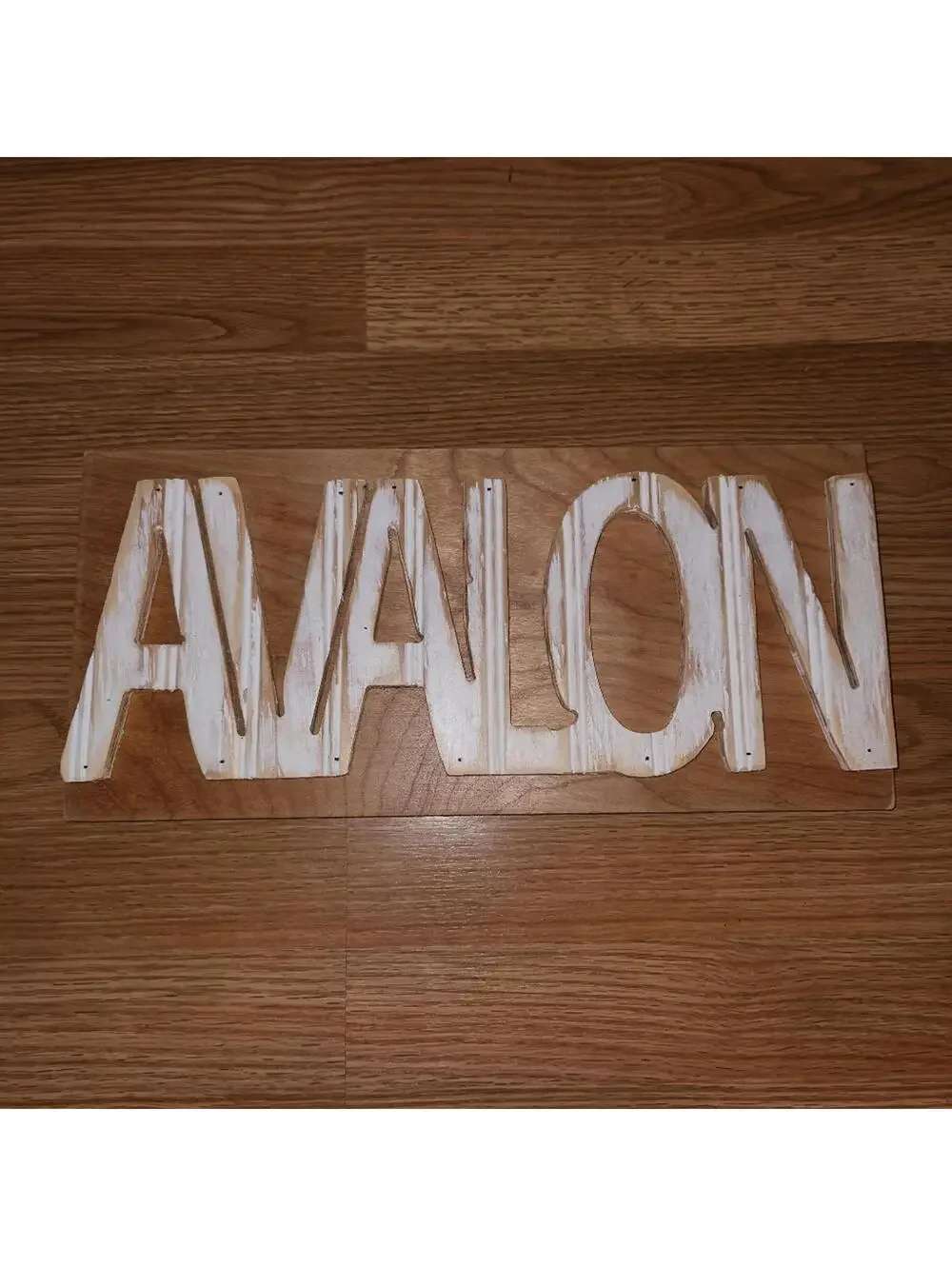 Avalon Wood Sign